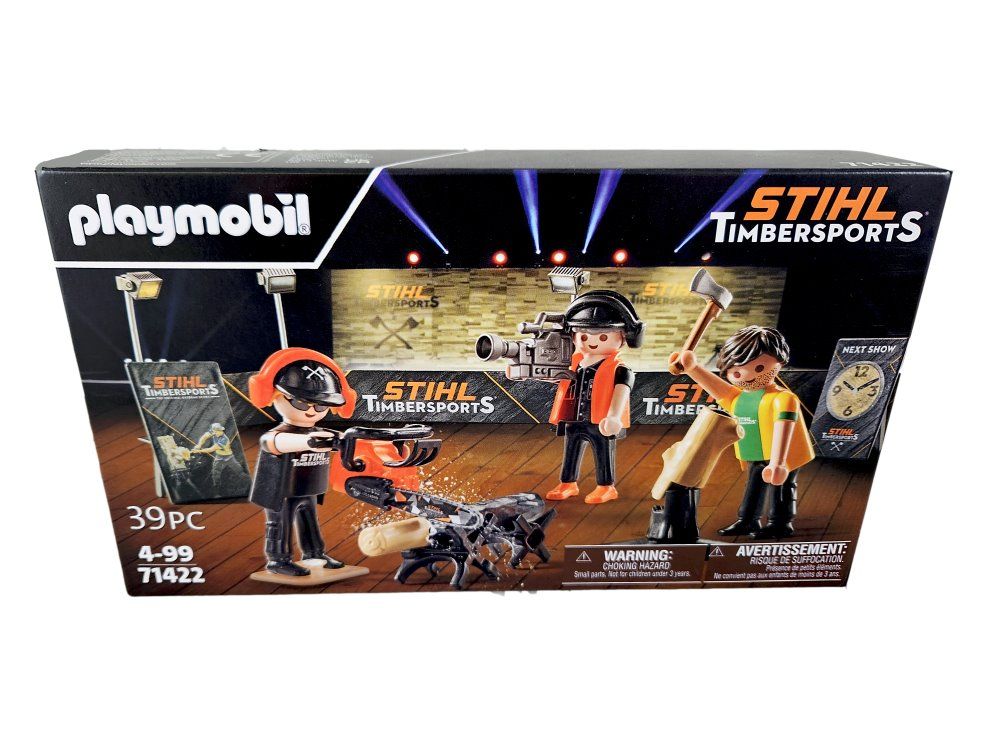 Playmobil STIHL Timbersports Set Frontansicht
